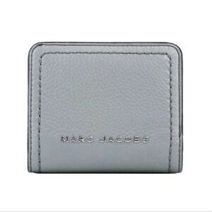 Marc Jacobs The Groove Mini Compact Wallet- Rock Grey